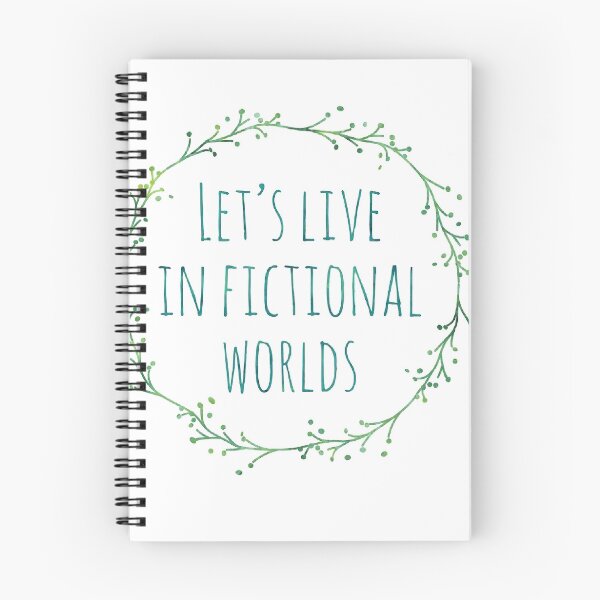 Item preview, let's live in fictional worlds  designed and sold by S. A..