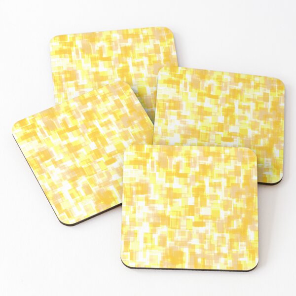 Item preview, Yellow Square Texture Print designed and sold by Global-Uganda.