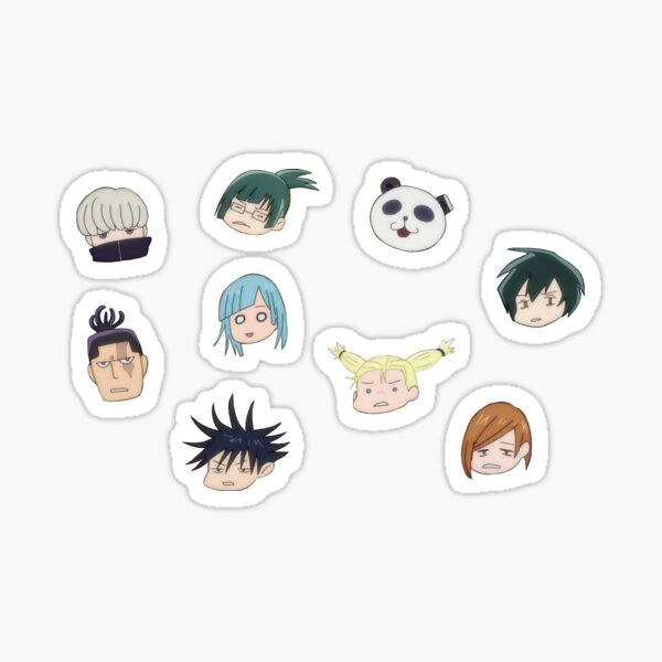 Jujutsu Kaisen Tiny Faces Sticker