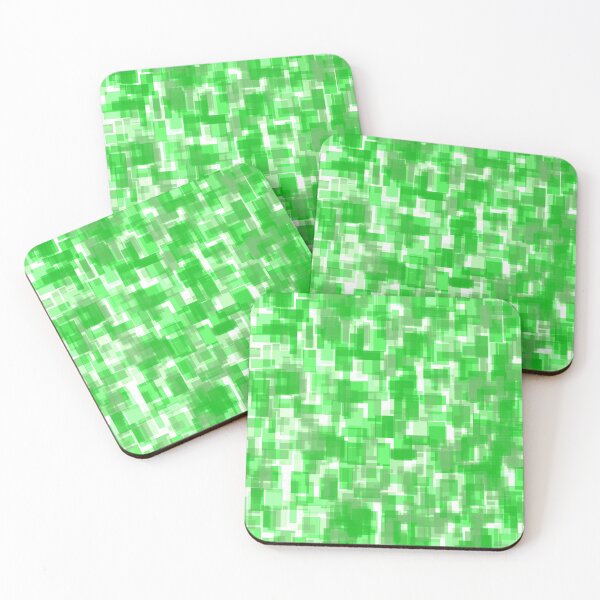 Item preview, Green Square Texture Print designed and sold by Global-Uganda.