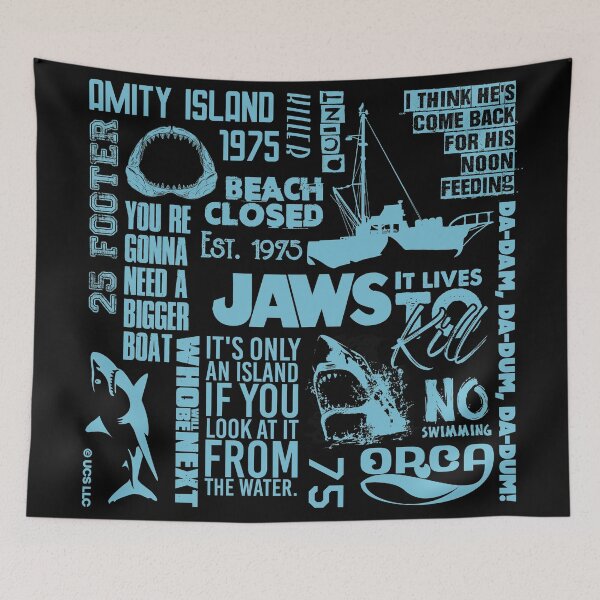 Item preview, Jaws movie quotes. Birthday party gifts. Officially licensed merch. designed and sold by chrlalexandru.