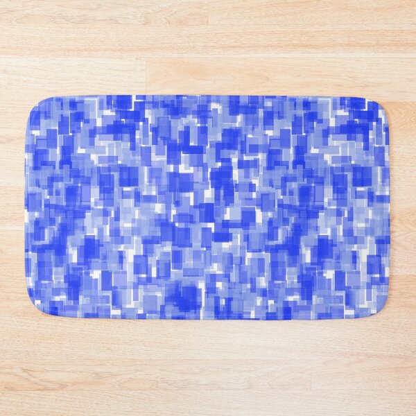 Item preview, Dark Blue Square Texture Print designed and sold by Global-Uganda.