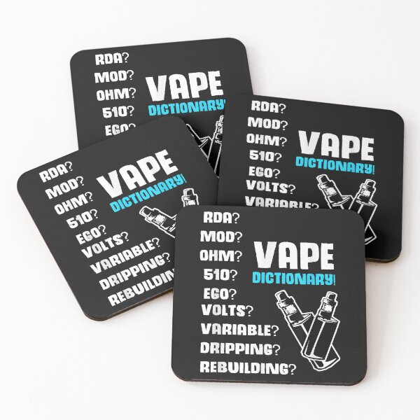 Item preview, Vape Dictionary Shirt RDA MOD OHM VOLT DRIP Teacher designed and sold by Lukifo-Super.