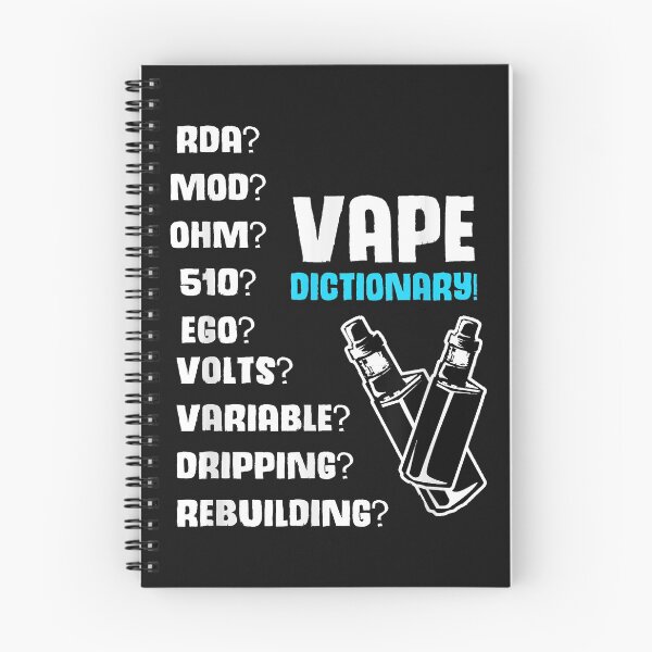 Artikelvorschau, Vape Dictionary Shirt RDA MOD OHM VOLT DRIP Teacher entworfen und verkauft von Lukifo-Super.