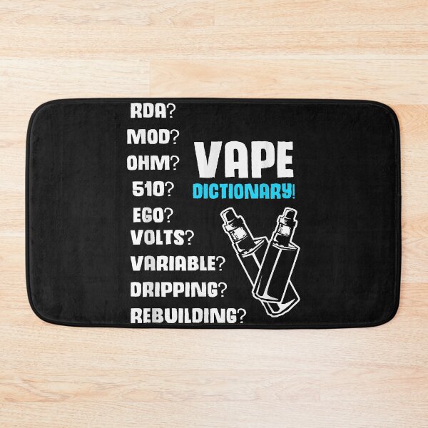 Item preview, Vape Dictionary Shirt RDA MOD OHM VOLT DRIP Teacher designed and sold by Lukifo-Super.