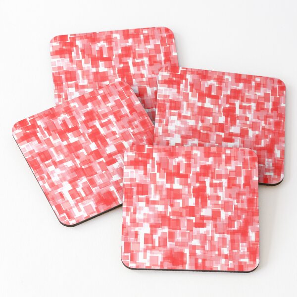 Item preview, Red Square Texture Print designed and sold by Global-Uganda.