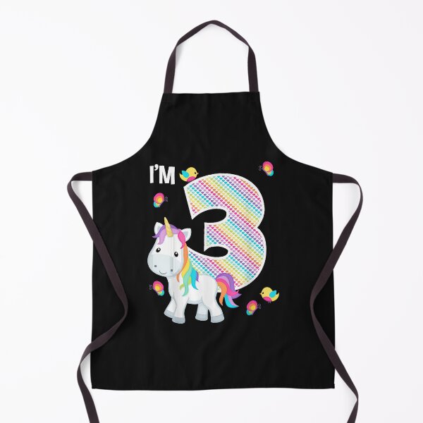 Item preview, Unicorn 3rd Birthday 3 Year Old Birthday Girl Unicorn Bday T-Shirt designed and sold by Lukifo-Super.