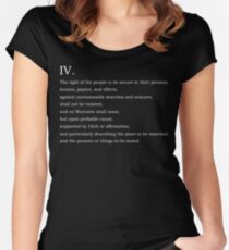 Fourth Amendment Women's Fitted Scoop T-Shirt
