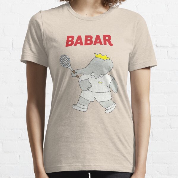 Babar jouant au tennis T-shirt essentiel