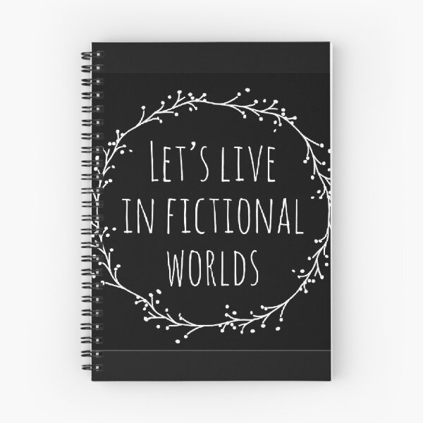 Item preview, let's live in fictional worlds   designed and sold by S. A..
