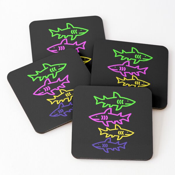 Item preview, Neon Sharks designed and sold by EverythingKawai.