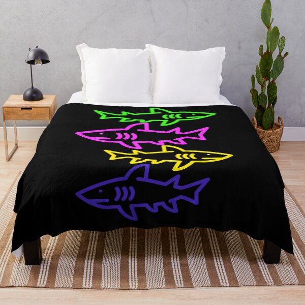 Item preview, Neon Sharks designed and sold by EverythingKawai.