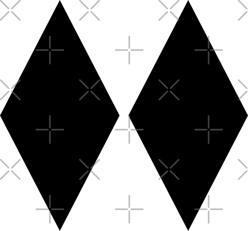Black Diamond Stickers Redbubble