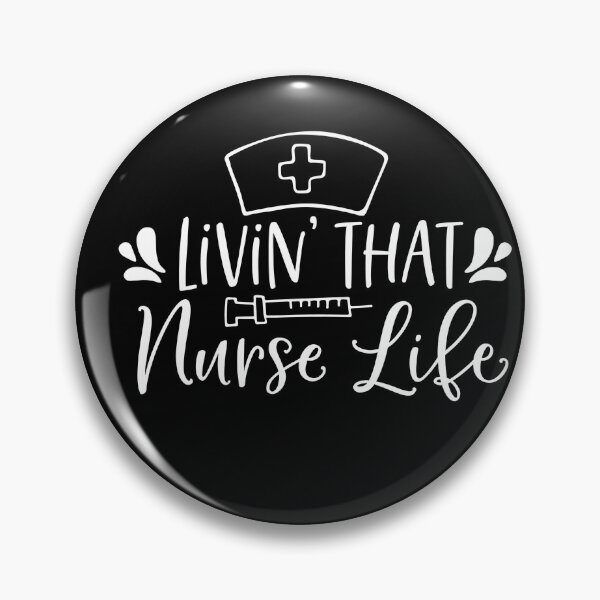 Item preview,  Livin’ That Nurse Life Nurse Life Apparel in White  designed and sold by Dollfacedesign.