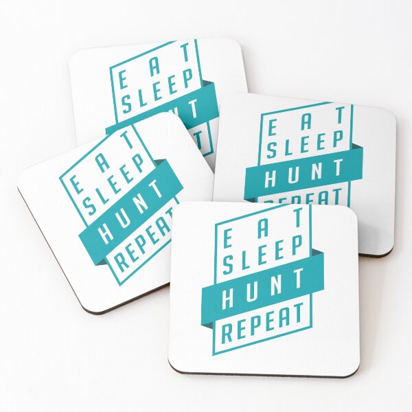 Item preview, Eat- Sleep- HUNT- Repeat (Monster Hunter World) designed and sold by Elissathiel.