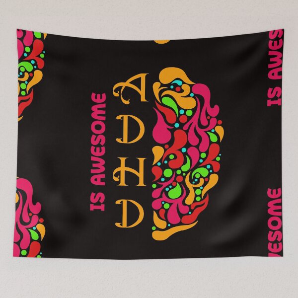 Item preview,   ADHD is Awesome Color Brain designed and sold by CodyNorris.