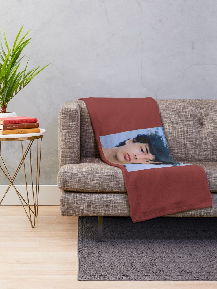 hamzah the fantastic merch mugshot Throw Blanket by Elissathiel