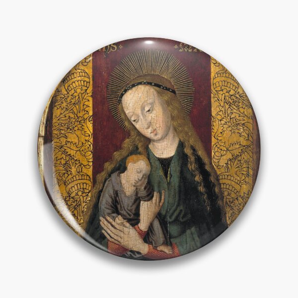 Item preview, Religious Art - Painting of the Virgin and Child  designed and sold by KnightandMoon.