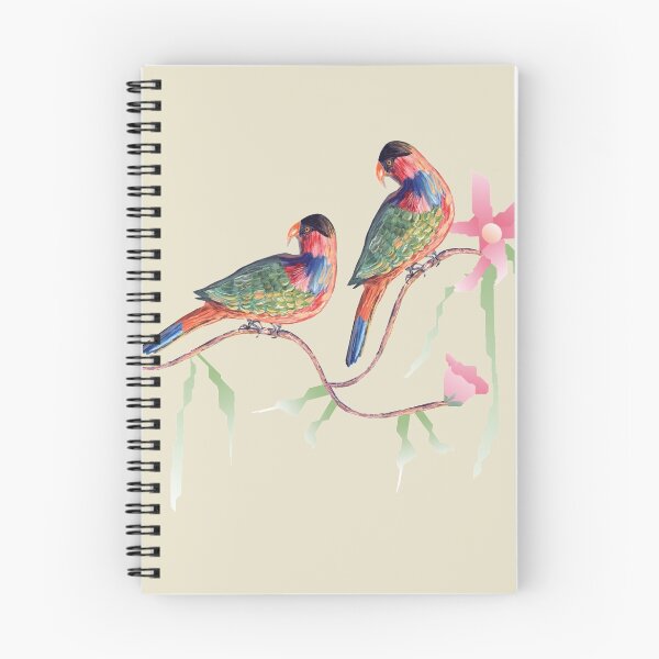Item preview, Sunrise at the island with the Black Capped Lories 6 designed and sold by Thecla Mary Correya.