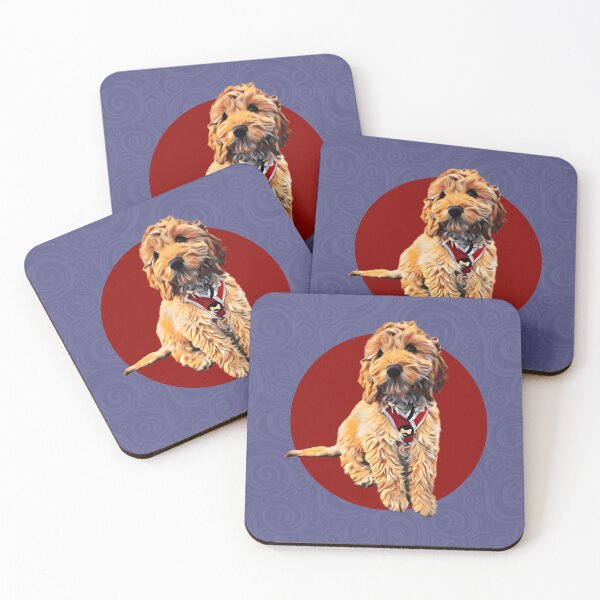 Item preview, Cute Golden Doodle graphic design art designed and sold by forziati design.