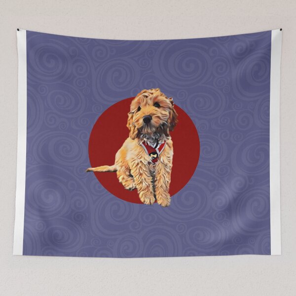Item preview, Cute Golden Doodle graphic design art designed and sold by forziati design.