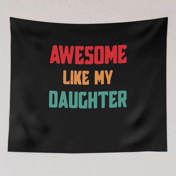 Item preview, AWESOME LIKE MY DAUGHTER Funny Father's Day Gift Vintage designed and sold by BaseStore.