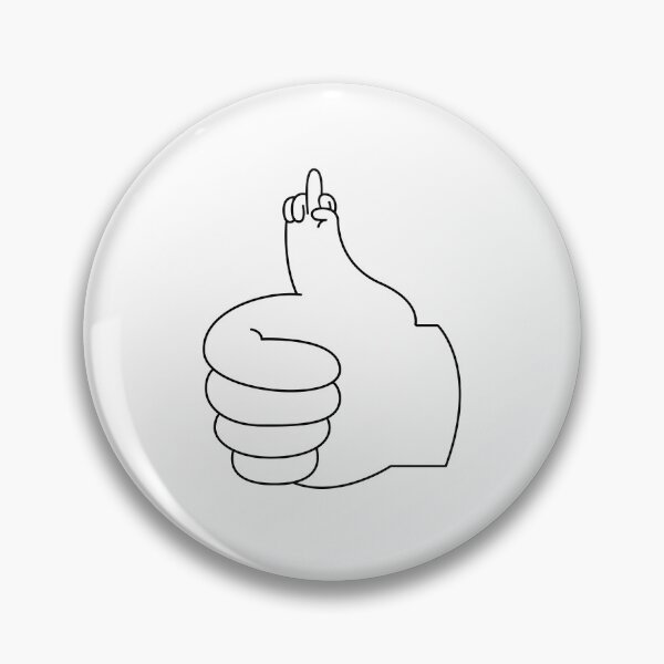 Item preview, Thumb up middle finger designed and sold by Lhadii.