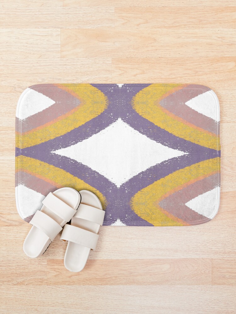 Thumbnail 1 of 6, Bath Mat, Geode designed and sold by ErinLP.