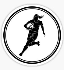 Womens Rugby Sticker