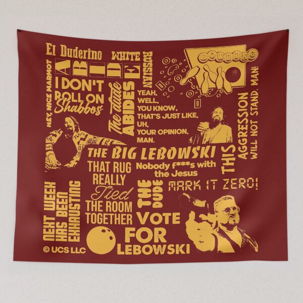 Item preview, The Big Lebowski quotes. Birthday party gifts. Officially licensed merch. designed and sold by chrlalexandru.
