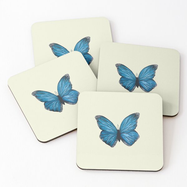 Item preview, Watercolor Blue Butterfly designed and sold by artisanfresh.