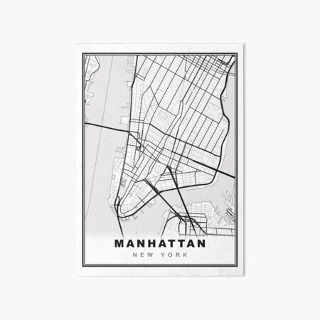 Artikel-Vorschau von Lower Manhattan Karte, designt und verkauft von Tamas Das.
