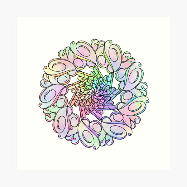 Item preview, Follow Your Bliss Mandala designed and sold by SonoSonoStudio.