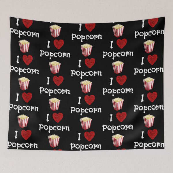 Item preview, I Love Popcorn designed and sold by TheButtonCrew.