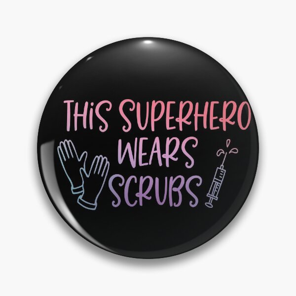 Item preview, This Superhero Wears Scrubs  designed and sold by Dollfacedesign.