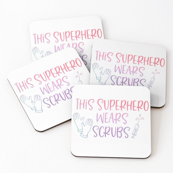 Item preview, This Superhero Wears Scrubs  designed and sold by Dollfacedesign.