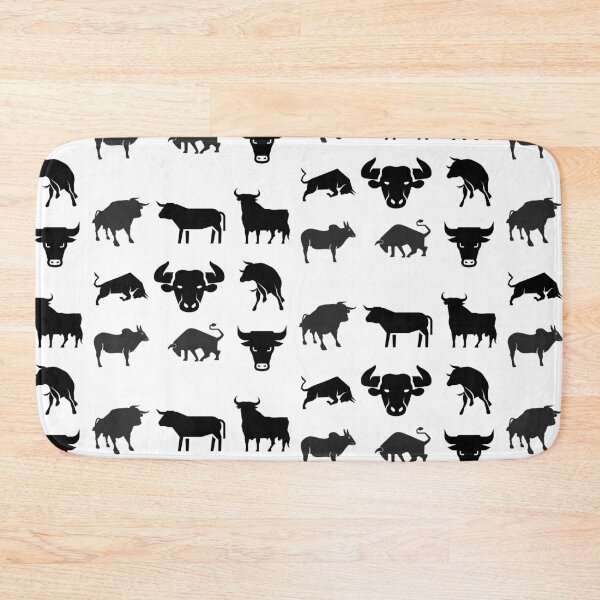 Aperçu de l'œuvre Taureaux et vaches noirs créée et vendue par thekidsprint.