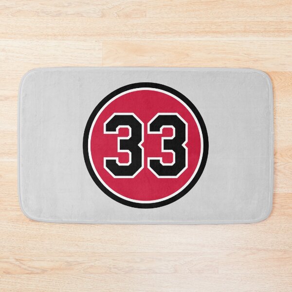 Artikelvorschau, Trikotnummer von Scottie Pippen #33 entworfen und verkauft von StickBall.