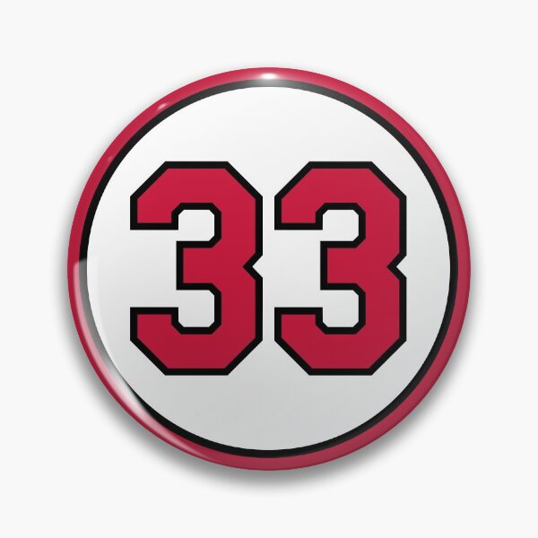Item preview, Scottie Pippen #33 Jersey Number designed and sold by StickBall.