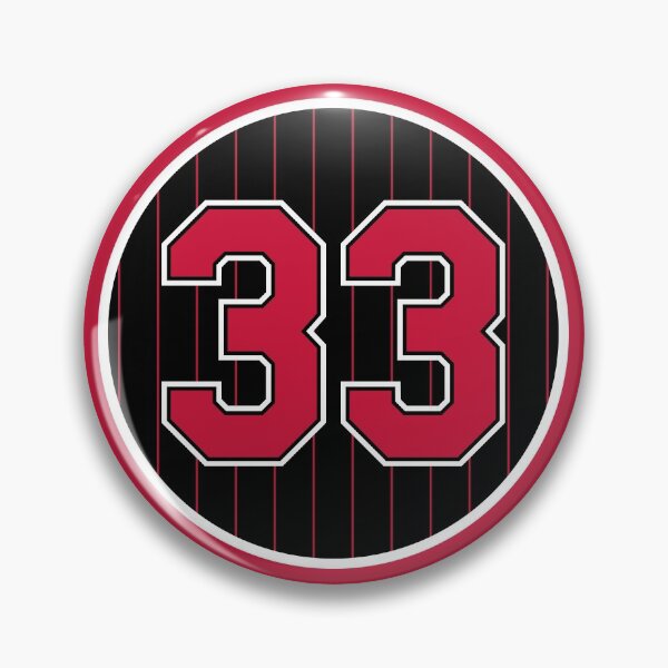 Item preview, Scottie Pippen #33 Jersey Number designed and sold by StickBall.