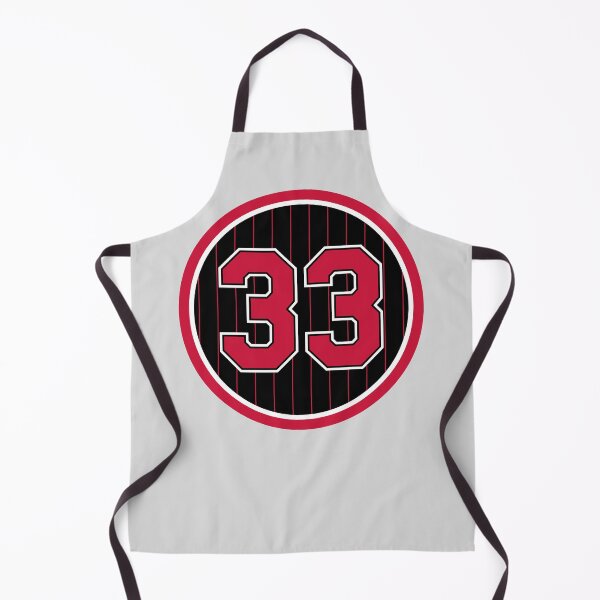 Aperçu de l'œuvre Numéro de maillot Scottie Pippen #33 créée et vendue par StickBall.