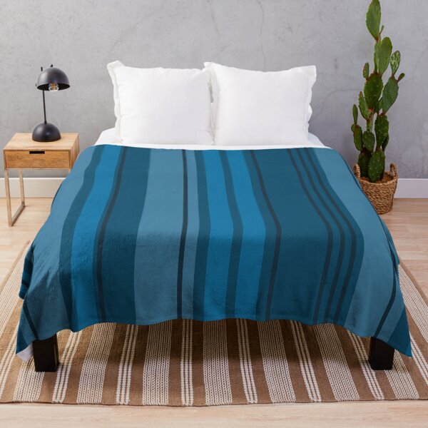 Item preview, Lyrical Blue, Monochromatic Blue Stripes, Abstract Barcode by Courtney Hatcher designed and sold by cghatcherart.