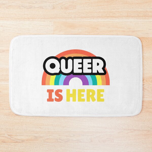 Item preview, Queer Is Here Lgbtq designed and sold by SportyDogShop.