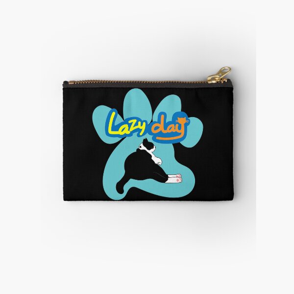 Item preview, Lazy day With me, Black & White cat designed and sold by Pookko17Design.