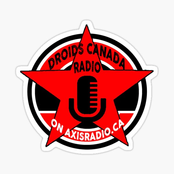 DCR Droids Canada Radio Sticker