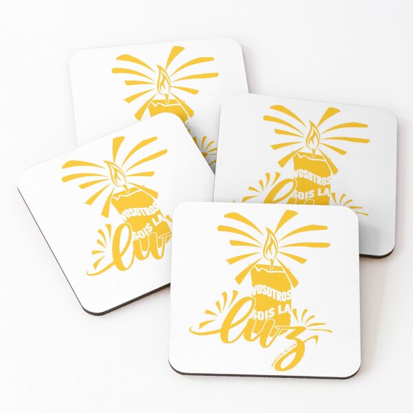 Item preview, Sois la Luz mateo 5:14 candle light yellow -spanish christian quotes designed and sold by steven8899.