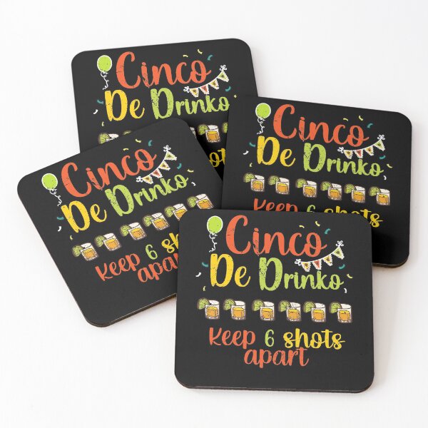 Item preview,  Cinco de Drinco Cuarentena mexicana 2021 Distanciamiento social 6 pies divertido designed and sold by RainbowPandas.