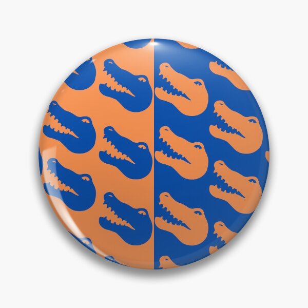 Item preview, Orange and Blue Gator Patter designed and sold by Anako Design.