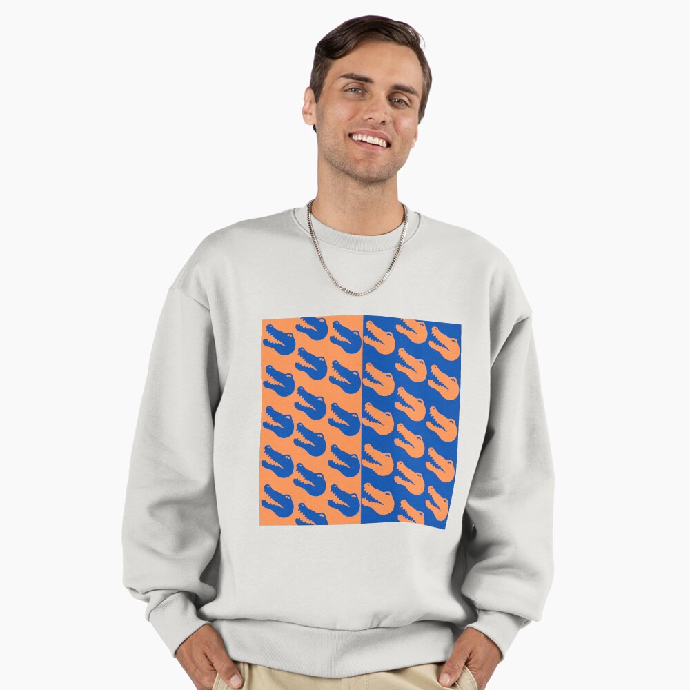 Orange and Blue Gator Patter" A-Line Dress for Sale by mmag61 | Redbubble
