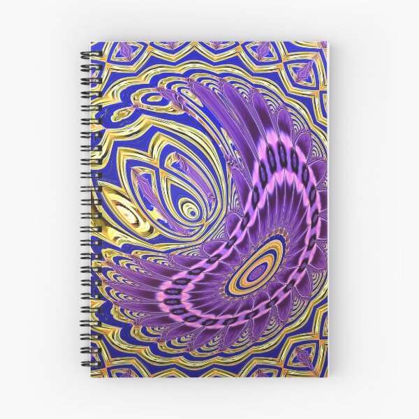 Item preview, Purple Gold and Blue Mandala Enfolding designed and sold by SeaChangeDesign.